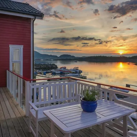 度假居 Eget Hus I Sjokanten Ved Fjorden