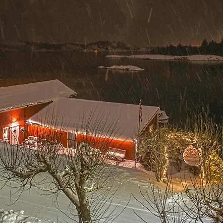 度假居 Eget Hus I Sjokanten Ved Fjorden Langevag