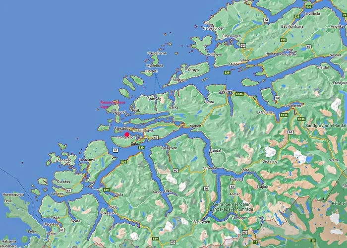 Feriehus Eget Hus I Sjokanten Ved Fjorden
